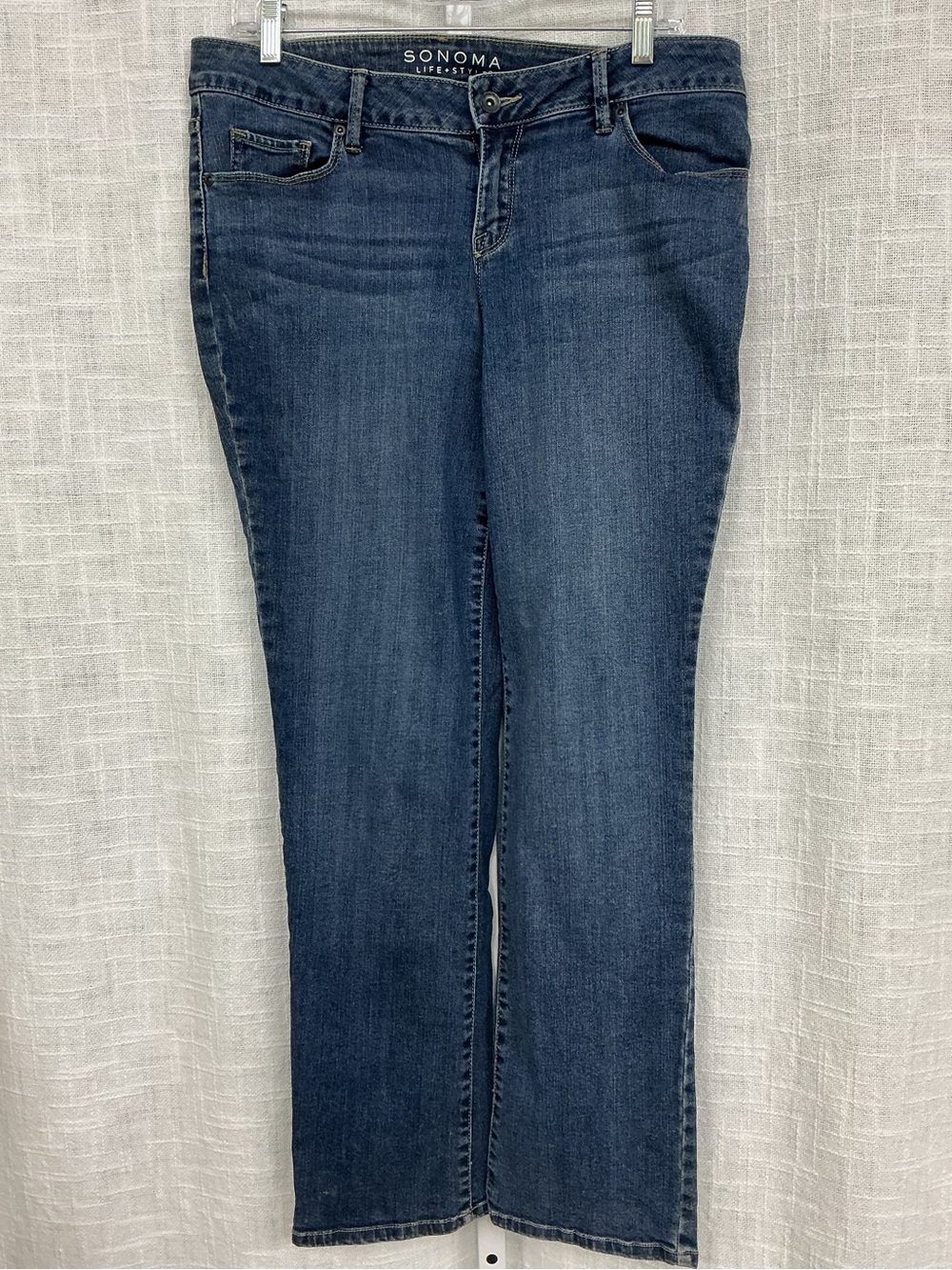 SONOMA Medium Blue Women's Straight-Leg Jeans